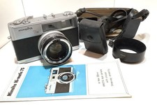 Minolta Hi-Matic 7s Rangefinder Rokkor 45mm f/1.8  w/ case, Vivitar 43 Untested