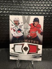 2025-26 ULTIMATE OVECHKIN STROME ULTI-MATES DUAL GAME USED JERSEY CAPITALS