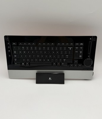 Logitech DiNovo Edge Wireless Bluetooth Keyboard Y-RAY81 w/ Charging Dock Tested