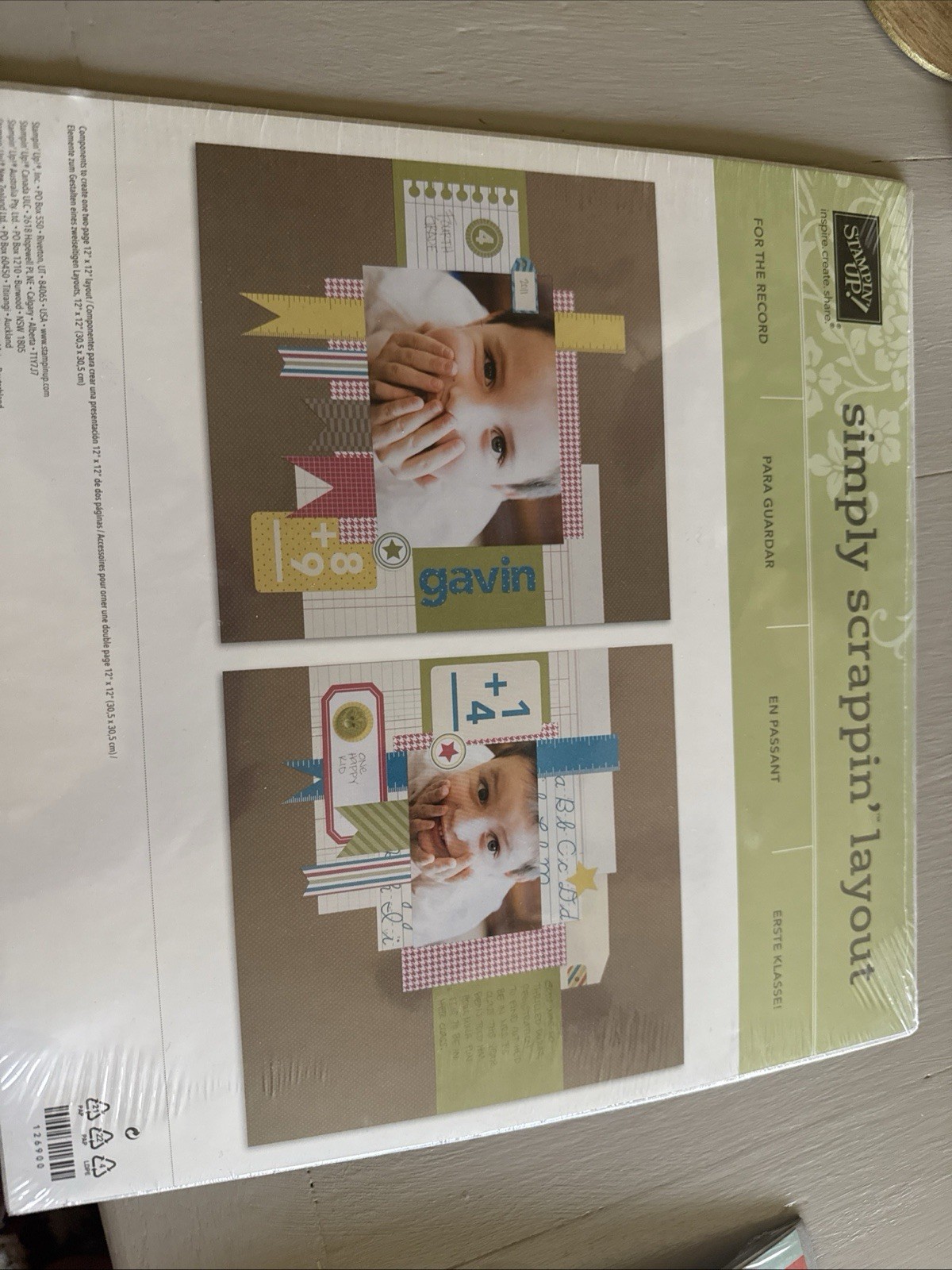 Stampin’ Up! Scrapbooking Lot – Simply Scrappin’ Layout Kit + Accessories – New