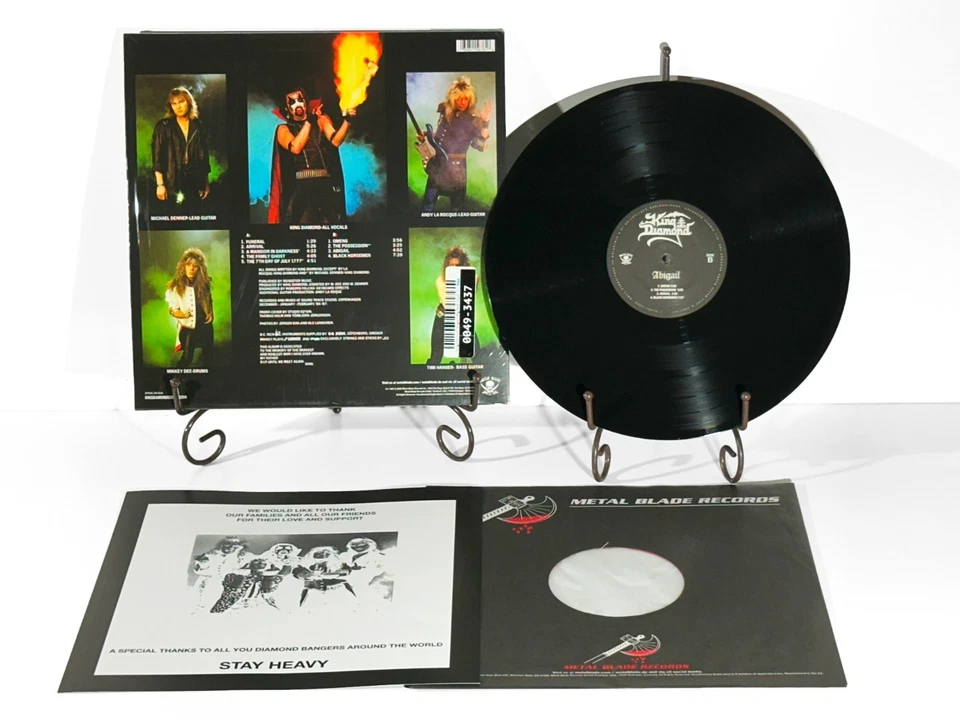 KING DIAMOND Abigail LP 180 gram Black Vinyl with Poster Flag - Image 3 of 4