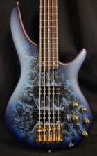 Ibanez SR305EDX SR Standard 5-String Bass, Gold Hardware, Cosmic Blue Frozen Mat