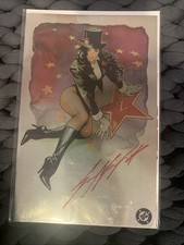 Zatanna #1 (OF 6) CVR H SOZOMAIKA Signed FOIL VARIANT w/CoA NM/Mint