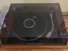 Vintage PIONEER PL-A35 Belt Drive Turntable Wood w/ Cover Has Crack Damage Parts