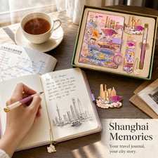 Travel Notebook Souvenir Set, for Journeys - for Keepsakes