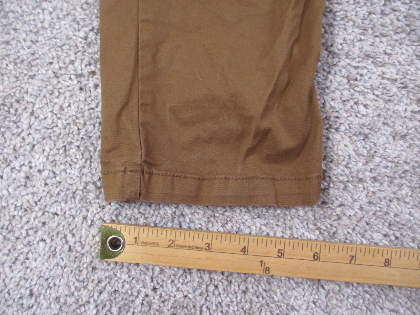 Label Of Graded Goods H&M Mens Dress Pants 31 Skinny Fit Brown Cotton Blend thumbnail 3