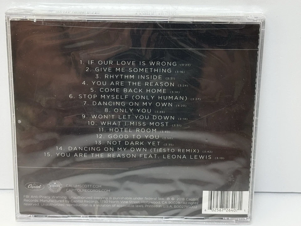 CALUM SCOTT - ONLY HUMAN (2018) CD DANCING ON MY OWN New Factory Sealed - Image 2 of 4