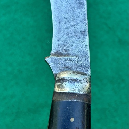 Maher & Grosh Toledo, OH Hawkbill Pruner Pocket Folding Knife Antique Old - Picture 3 of 10