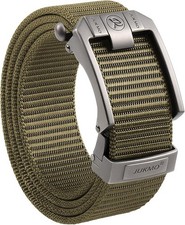 Ratchet Belt for Men, Nylon Web Tactical Belt with Automatic Slide Buckle, Ad...
