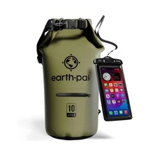 Earth Pak Waterproof Dry Bag with Zippered Pocket - Waterproof Dry Bag Backpa...
