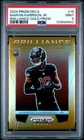 2024 Prizm Deca Brilliance Gold Marvin Harrison Jr. #15 PSA MIT 9