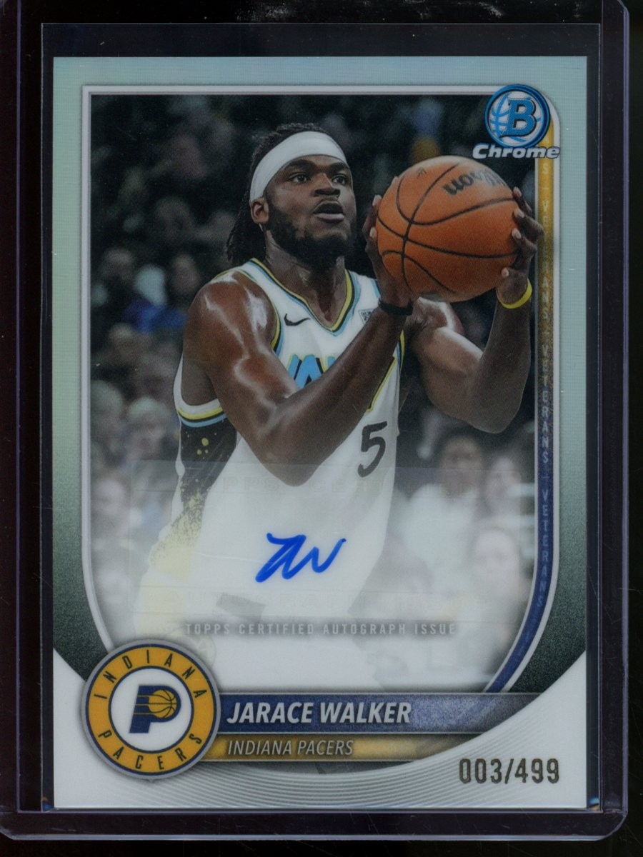 2025-26 Bowman Chrome Jarace Walker Refractor Auto /499 #BCA-JK