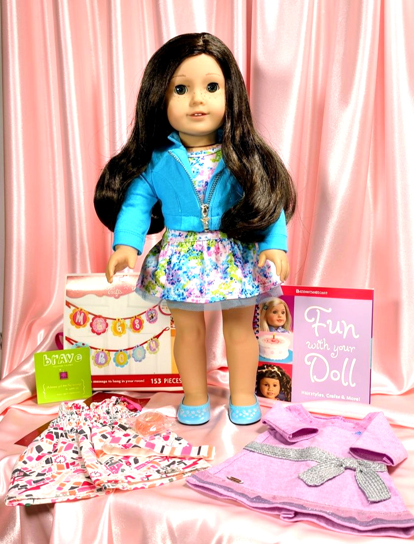 American Girl 18&rdquo; Truly Me JLY #55 Hazel Eyes Dark Brown H