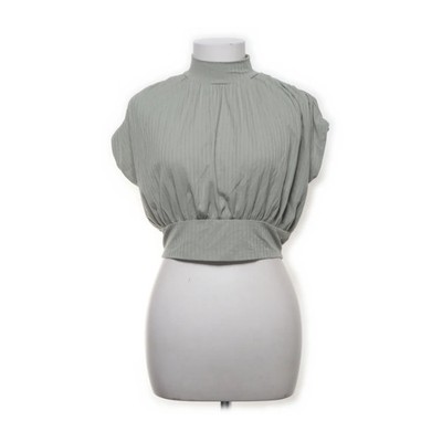 NA-KD, Crop Top, Größe: M, Grün, Elasthan/Polyester/Viskose, Einfarbig #oDy