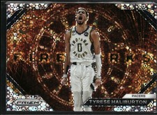2023-24 Panini Prizm #2 Tyrese Haliburton Fireworks Prizms Fast Break