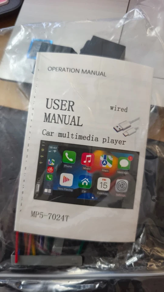 Radio Para Coche Con Pantalla Táctil 7 Pulgadas, 2 Din, Bluetooth Y CarPlay - Imagen 4 de 4