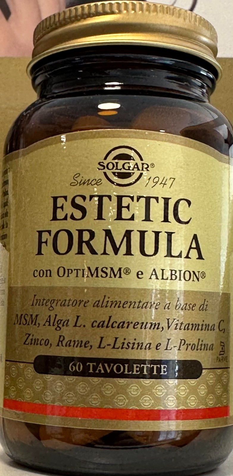 SOLGAR ESTETIC FORMULA 60 tavolette - SPEDIZIONE ESTERO