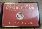 1964 JOHN F KENNEDY COLORIZED SILVER HALF DOLLAR