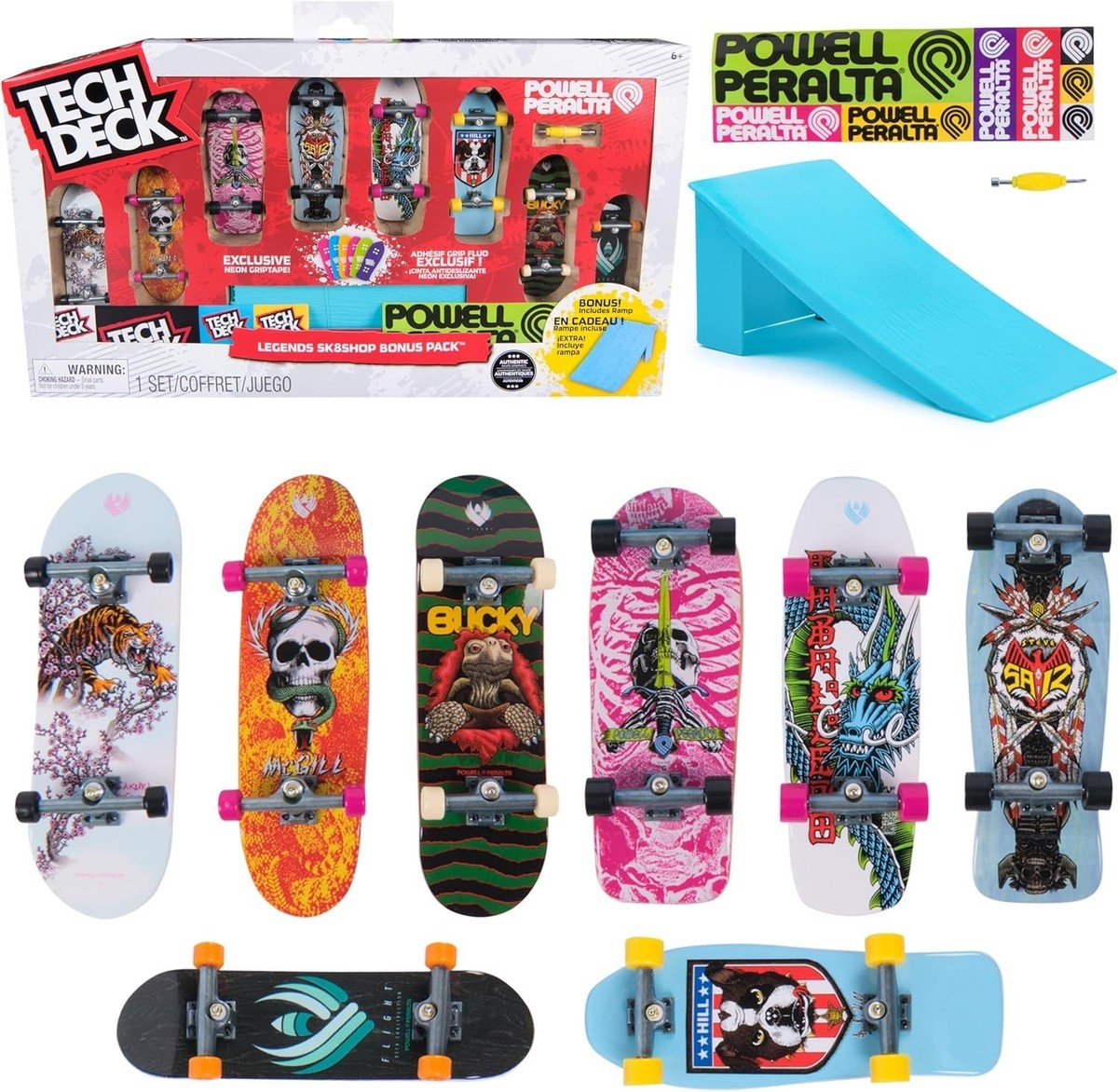 TECH Deck Powell Peralta SK8Shop Pack Mini Skateboards Ramp Toy