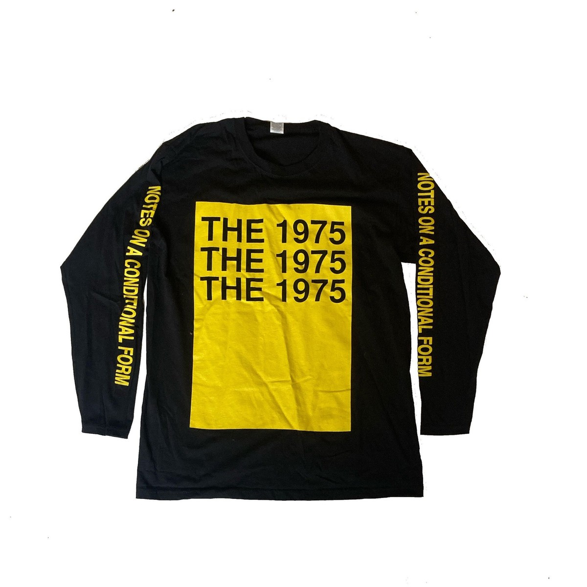 Vintage 00s The 1975 Notes on a conditional form long sleeve t 