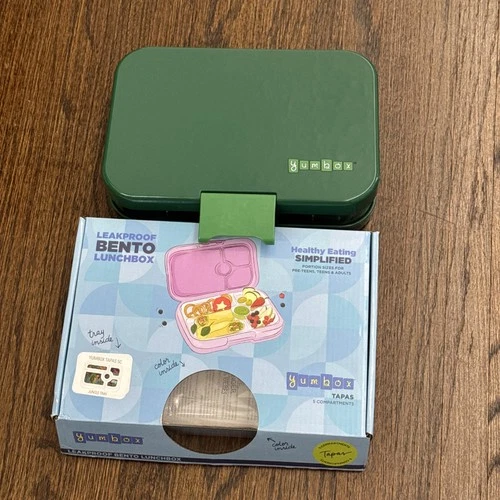 Yumbox Tapas Leakproof Bento Lunch Box 4.2 Cups Larger 5-Compartment BPA free