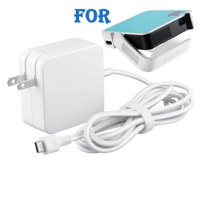 USB-C AC adapter for ViewSonic M1 Mini Plus, M2 Portable Smart Projector