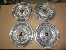 1963 63 Oldsmobile 88 98 Deluxe Hubcap Rim Wheel Cover Hub Cap Holes Used V6 Set
