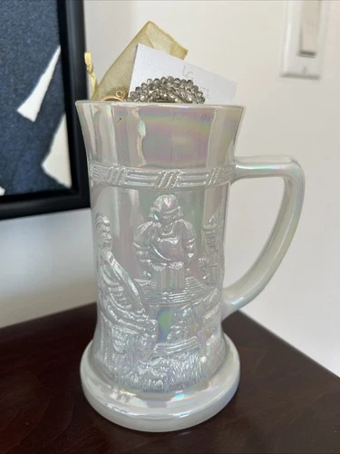 Mystery Jewelry Jar, All Wearable, Vintage To Now, In Vintage Federal Glass Mug