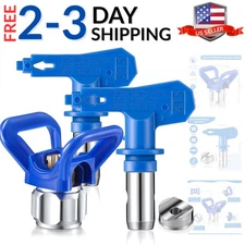 3 Pieces Airless Paint Spray Gun Sprayer Tip Guard Nozzle Seat Replacement fo...