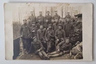 Postcard - Photo - Group of German Soldiers in Front of Shelter / France - WW1 1914