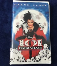 DISNEY’S “101 DALMATIANS” VHS LIKE NEW UNSEALED TAPE w/ORIGINAL INSERTS/WATCH