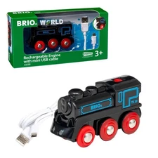 World - 33599 Rechargeable Engine | Battery-Powered Toy Train for Kids Aged 3+