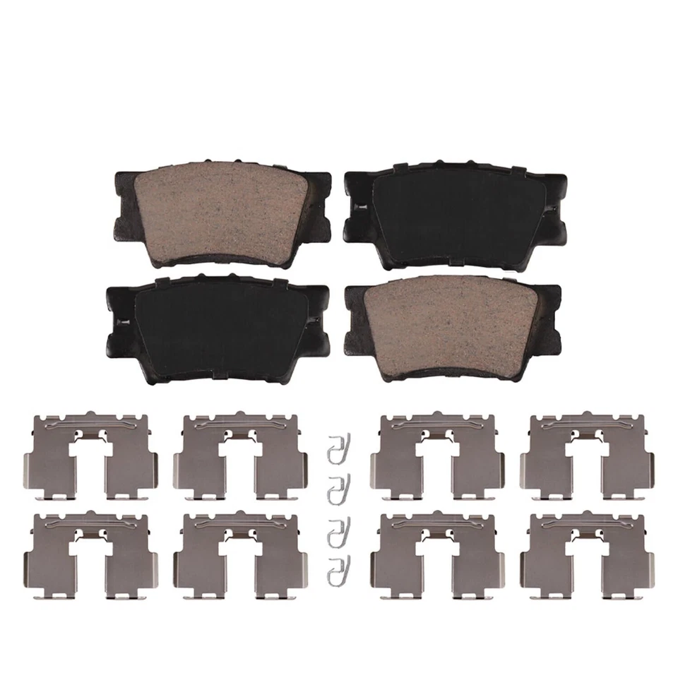 Rotores de disco traseros + pastillas de freno para Toyota Camry Avalon Lexus ES350 2008-2011 Foto 3 de 4