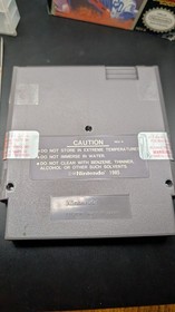 NES Major League Baseball Game Rental Cut Box Instruction Booklet 