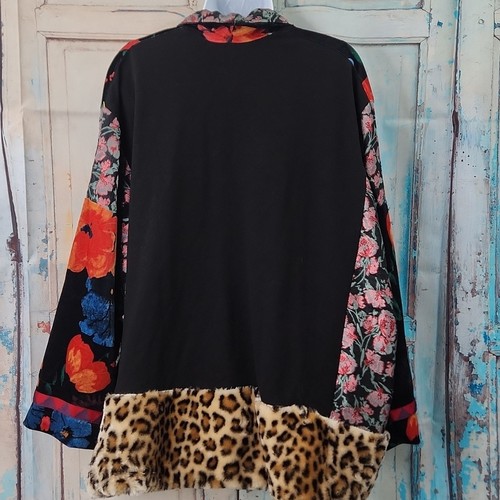 Zara Patchwork Kimono Jacket - Picture 6 of 8