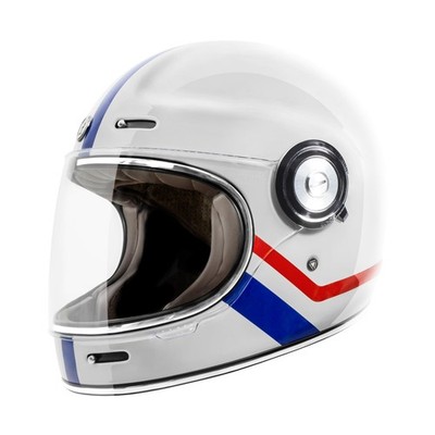 TORC T1 Retro Helmet Gloss White Allegiance Size XS - T102ALL21