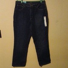 NWT Lee Women's Dark Blue Straight Leg Jeans Size 16