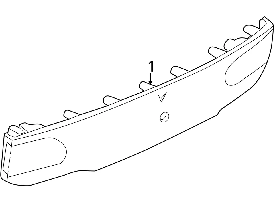 Aplique de puerta trasera Pontiac Sunfire 1995-2002 22671742 - nuevo OEM Foto 4 de 4