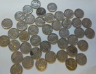 Roll of mMixed date Buffalo Nickels Exact coins pictured Circulated