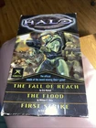 Xbox Halo Book Trilogy 1st Ed Set Lot Fall of Reach The Flood First Strike Vtg