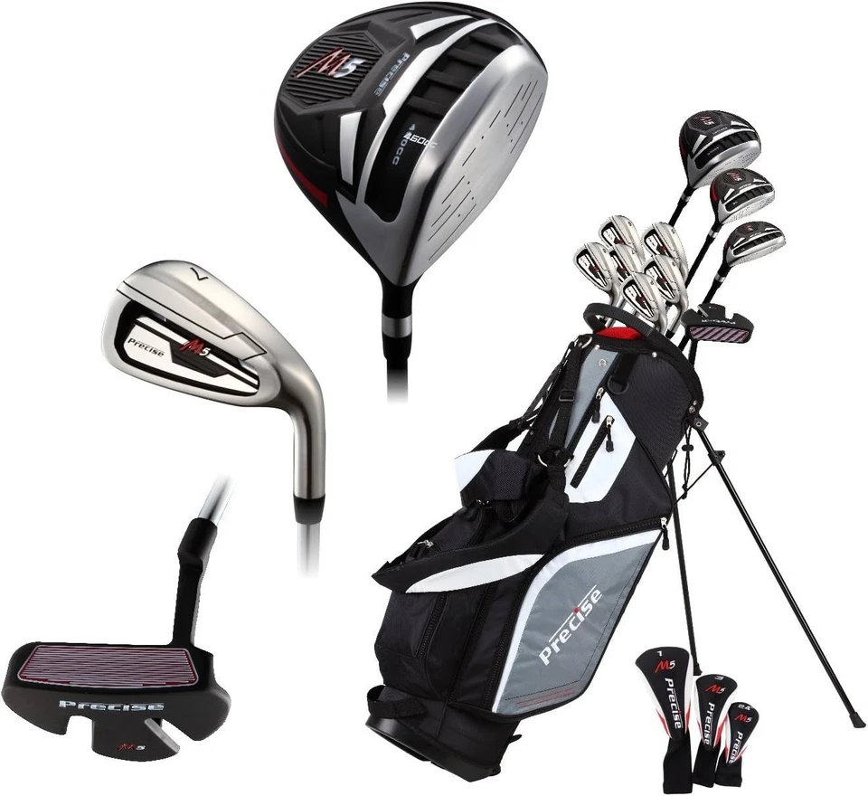 Left Handed M5 Golf Club Set for Tall Men with Deluxe Stand Bag and Headcovers - Image 3 of 4