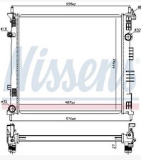 Radiateur Nissan NV200