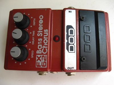 Vintage DOD FX62 Bass Stereo Chorus Guitar Effect Pedal USA