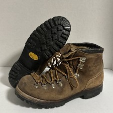 Size 9.5 - Vintage Dexter Hiking Boots Brown Suede/Leather Made in USA Vibram