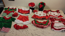 Build a Bear Mrs. Claus, Santa, Elf Holiday, Hats More Christmas Lot