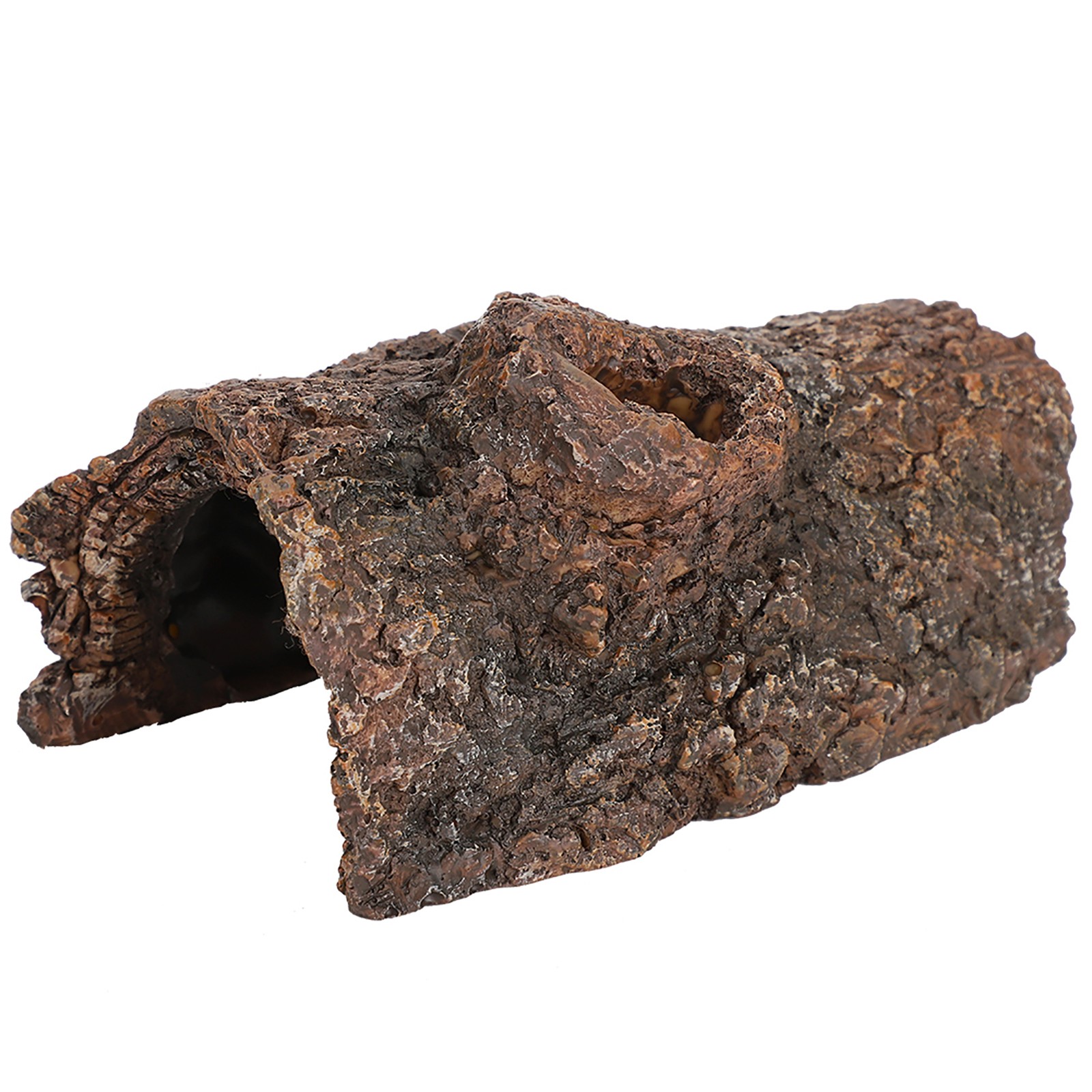 °Simulation Resin Tree Bark Amphibians Reptile Hide Cave Landscape For Scorpion