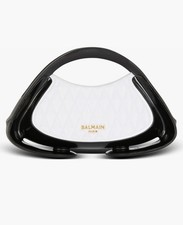 Authentic Balmain White & Black Small Jolie M...