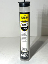 Just Plug LED Stick-On Lights w/ Cables - JP5740 - Woodland Scenics - NEW