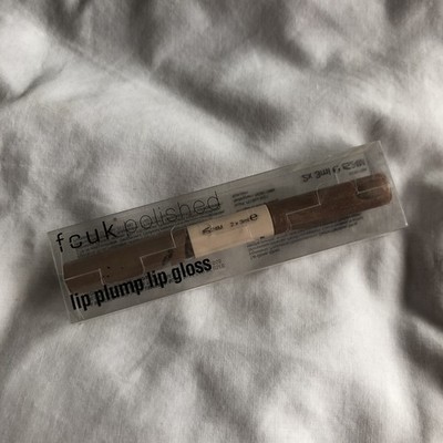 FCUK Polished Lip Plump Lipgloss Moisturising Nude Neu in OVP 2X3ml