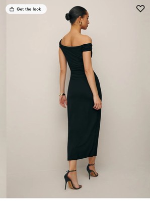 jamen knit dress Reformation Jamen Knit Dress In Brown Velvet